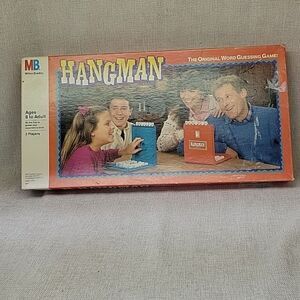 Hangman Board Game by Milton Bradley Ages 8 and Up 2 Players 1988